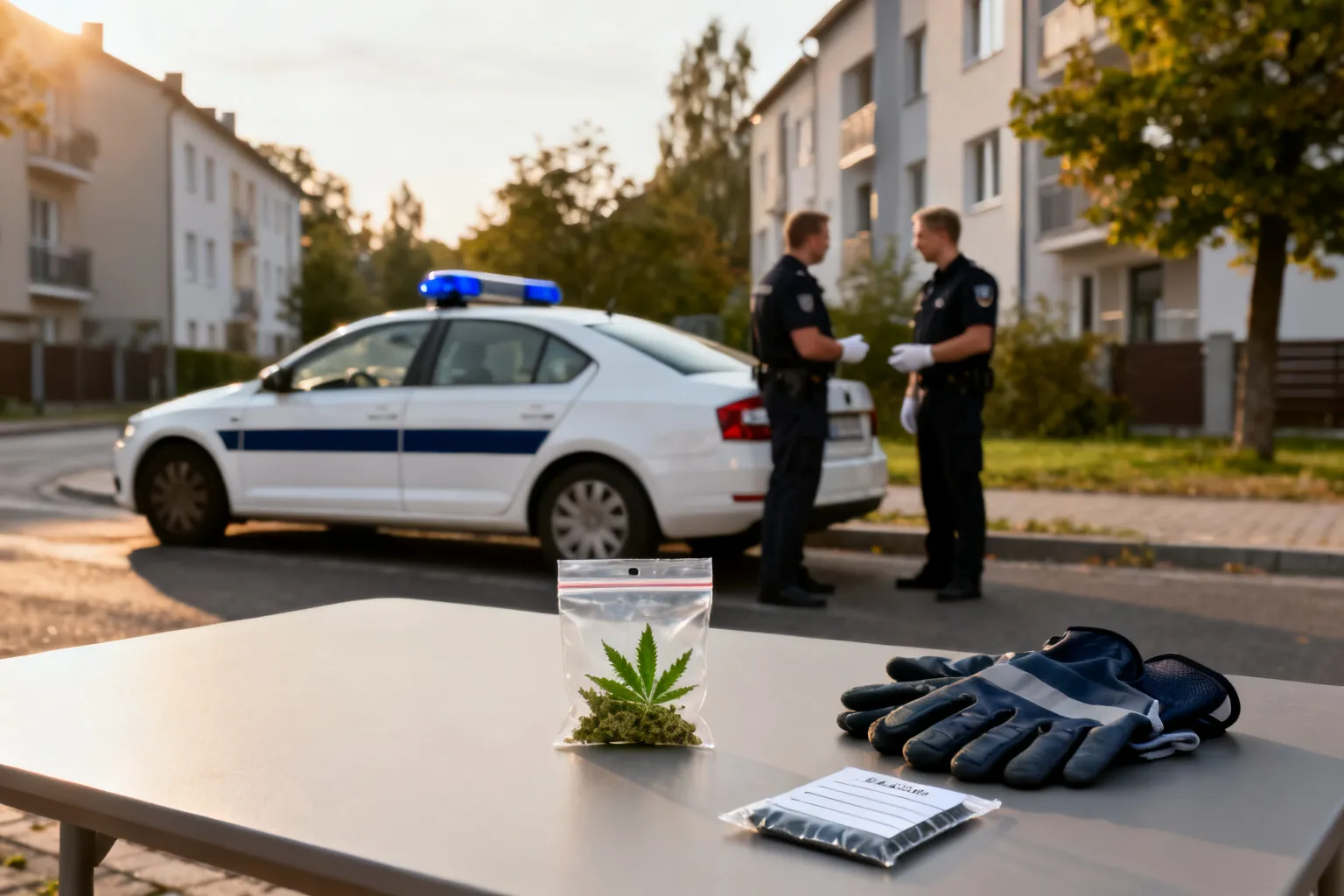 Prawie kilogram marihuany zabezpieczono w Wesołej. 38-latek usłyszał zarzut