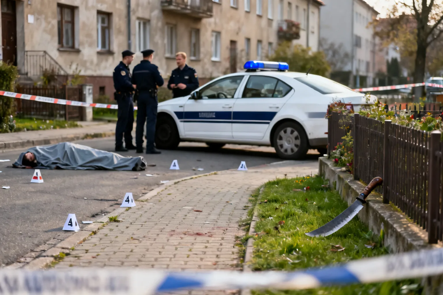Otwock: 44-latek aresztowany po ataku maczetą na sąsiada