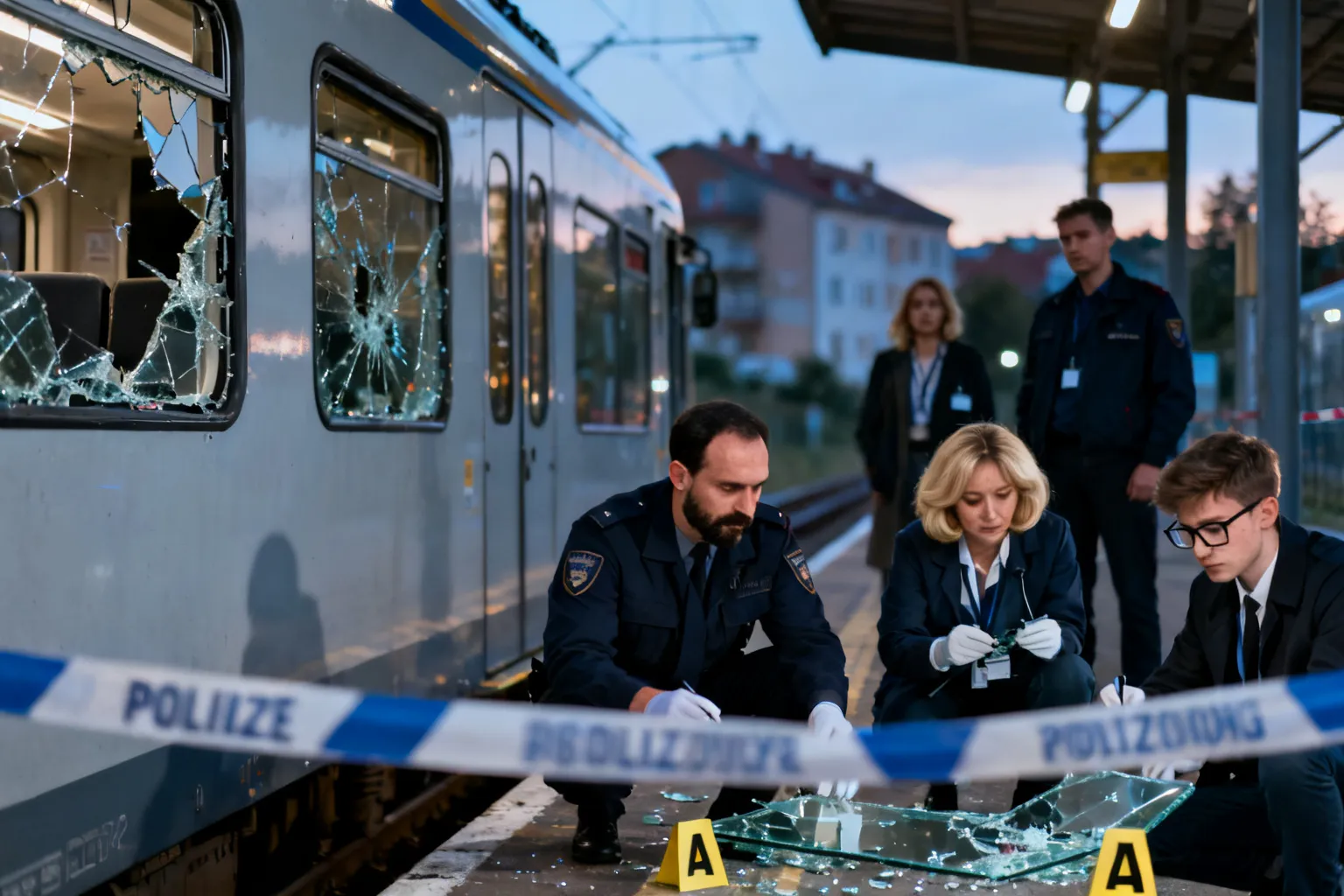 Pociąg Kolei Mazowieckich z uszkodzonymi szybami — policja bada możliwy ostrzał