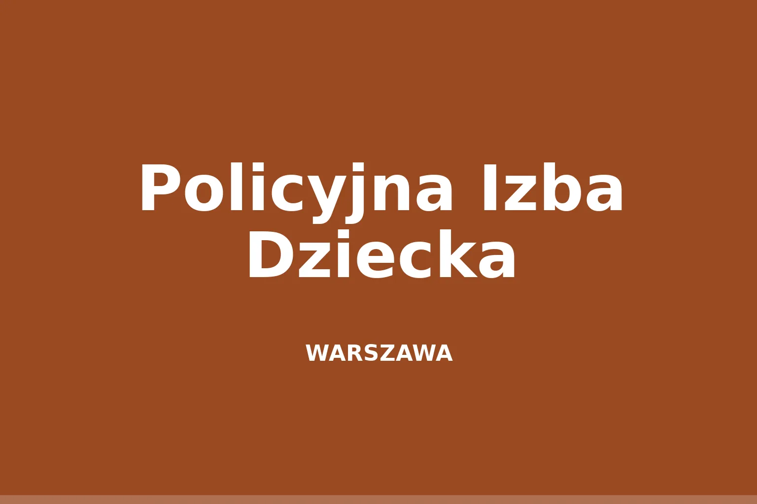 Policyjna Izba Dziecka