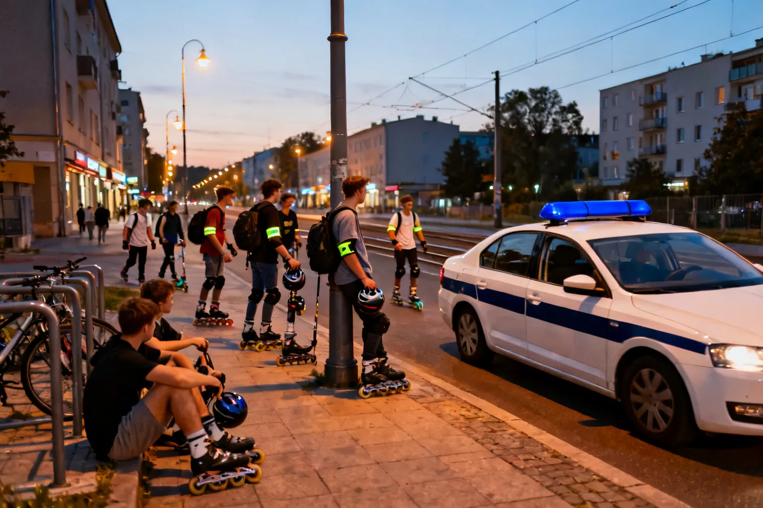 Nightskating: ostatni przejazd sezonu przez Śródmieście, Wolę i Ochotę