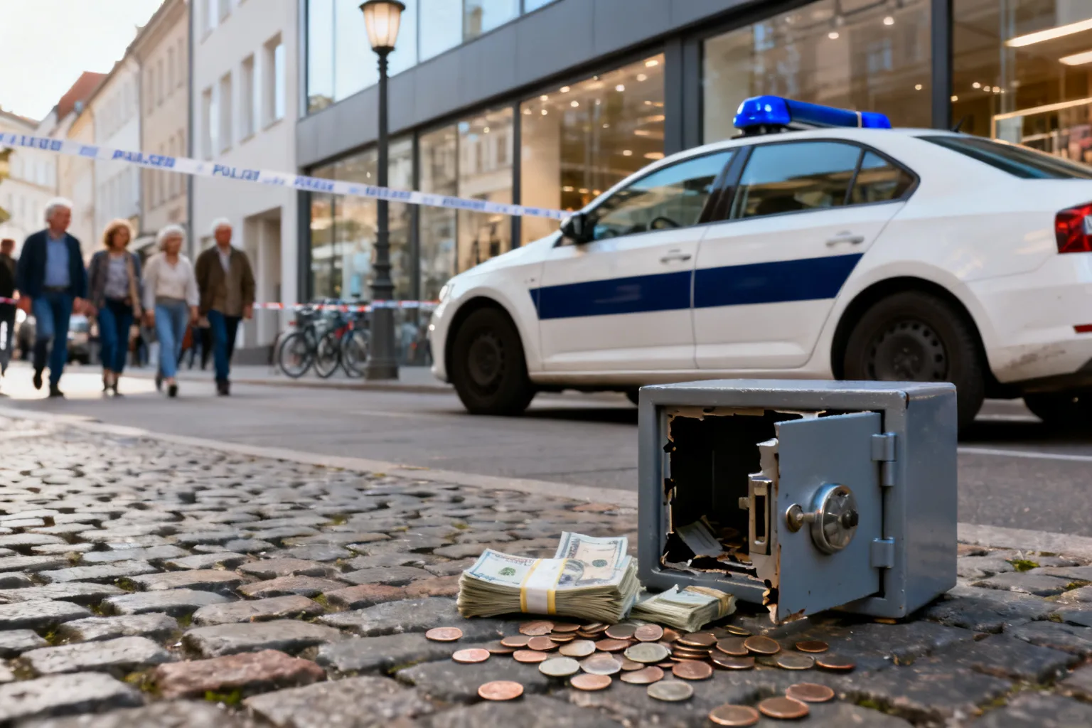 24-latek ukradł pieniądze z sejfu w sklepie w Śródmieściu