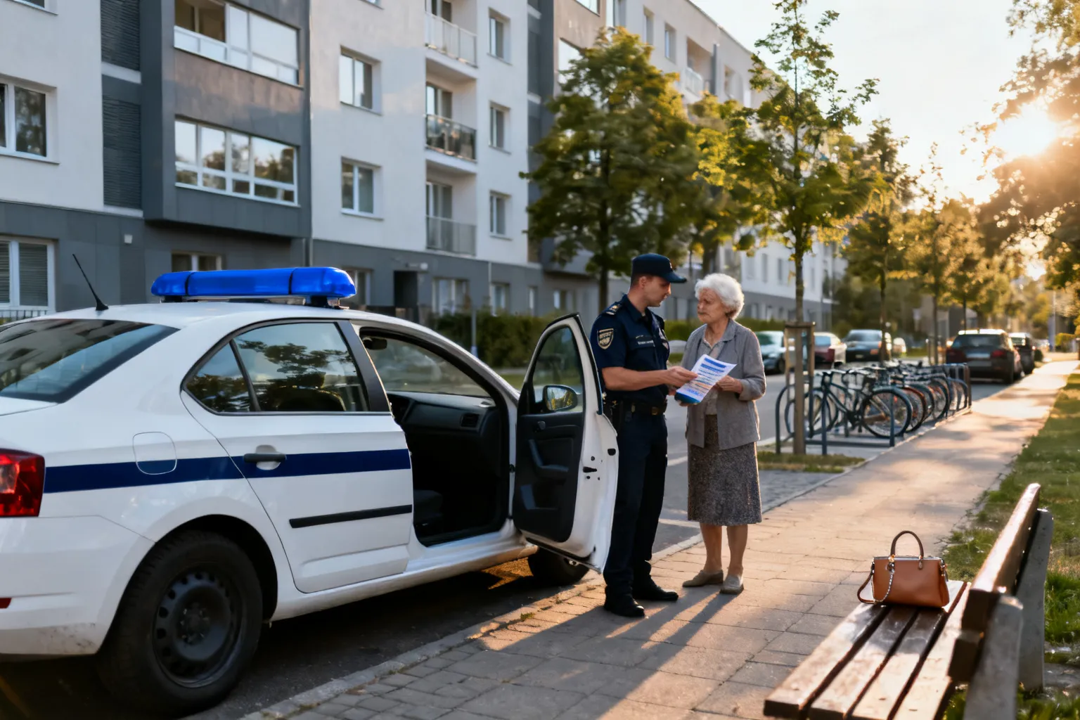 Oszustwo na policjanta przerwane w Mokotowie — seniorka nie straciła 45 tys. zł