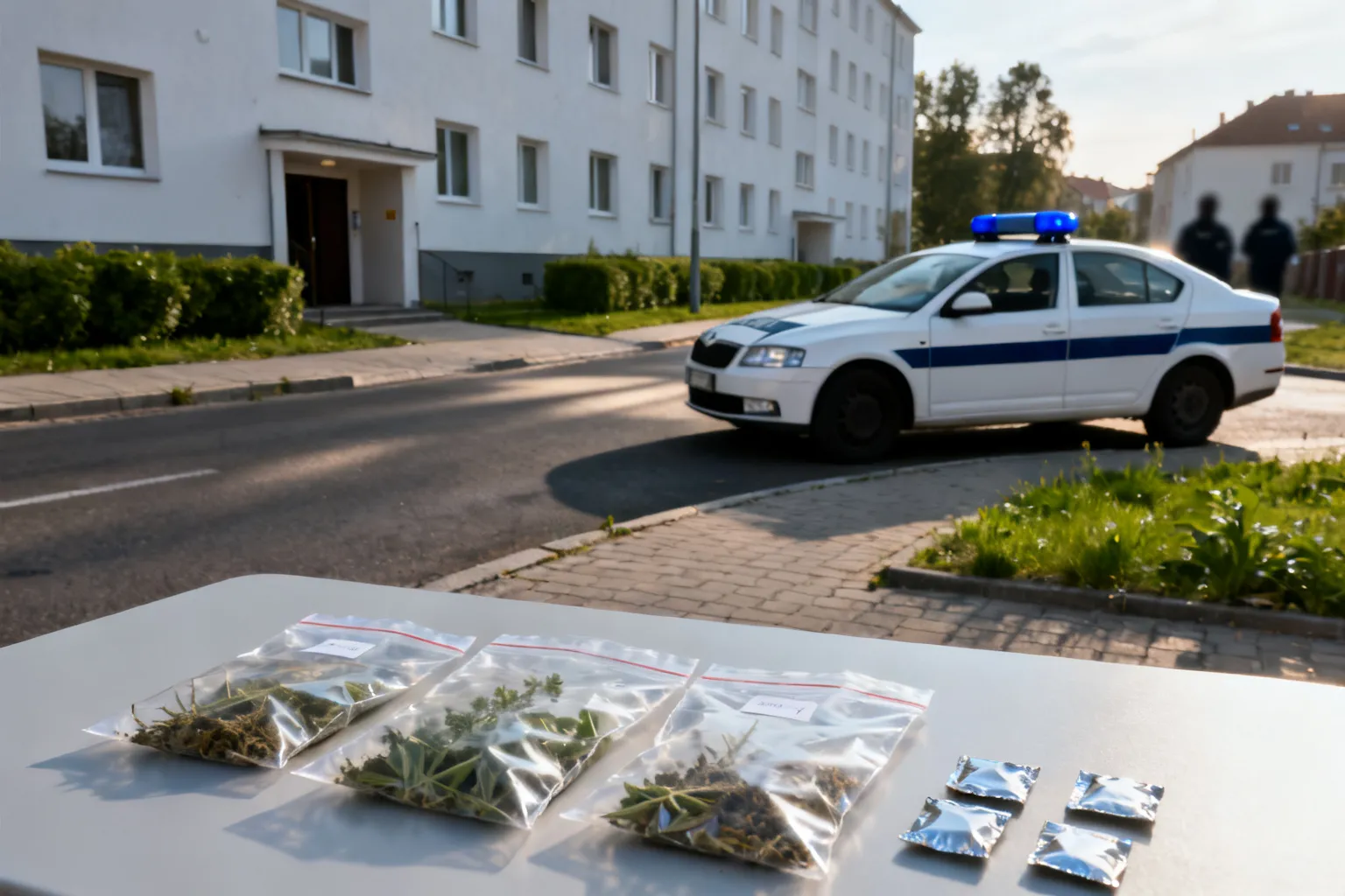 Mieszkaniec Józefowa aresztowany po zabezpieczeniu ponad 1,3 kg narkotyków