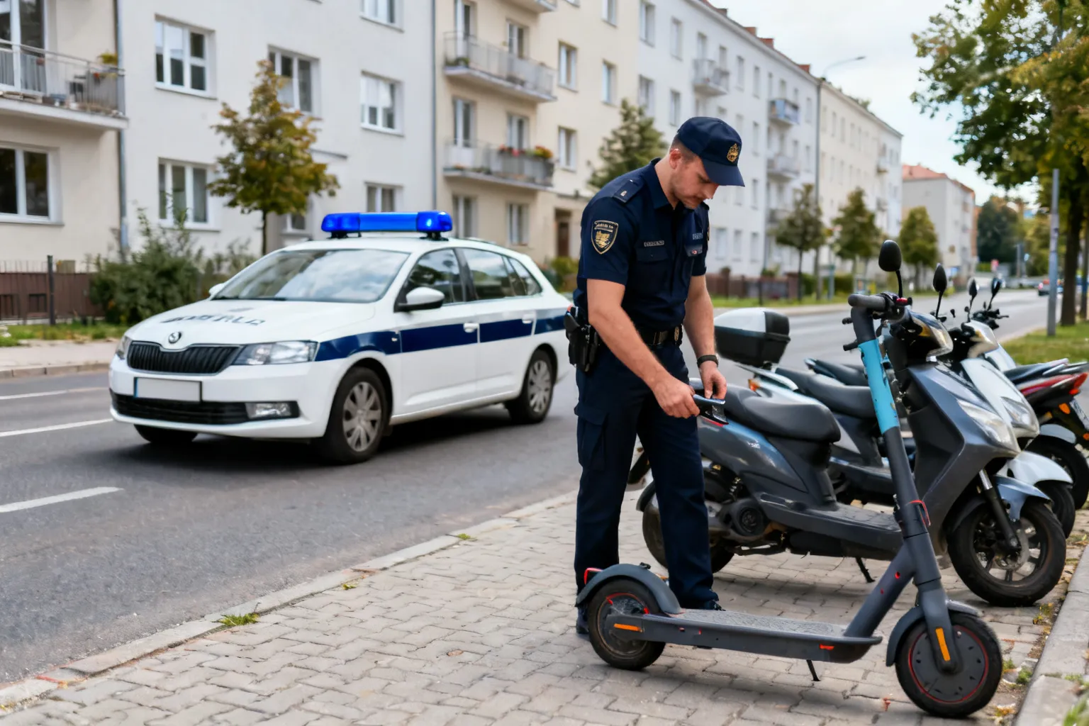 Kontrole hulajnóg elektrycznych na Pradze Południe i w pobliskich dzielnicach