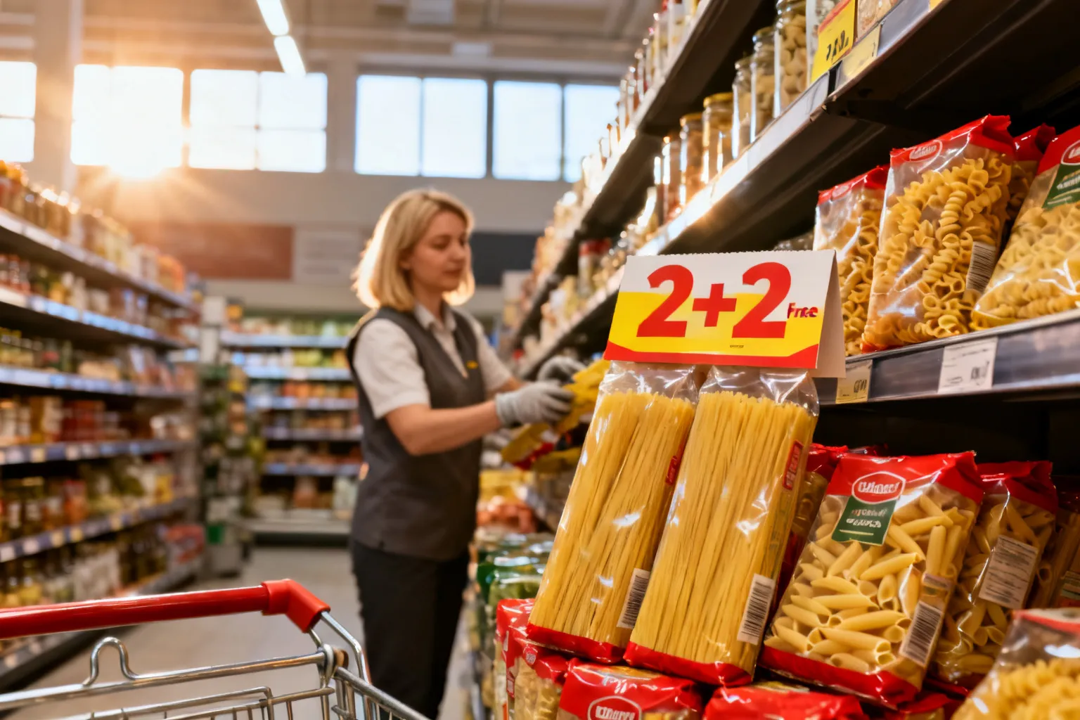 Promocja 2+2 gratis Biedronka — makarony suche od 5 października 2026