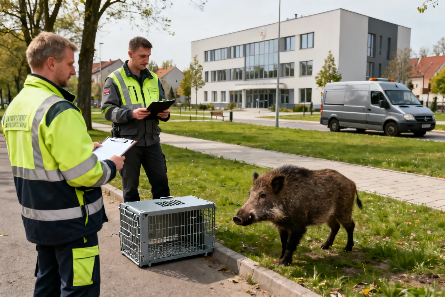 Dziki w Zielonce. Burmistrz wzywa do zmiany prawa i rozważa redukcję populacji