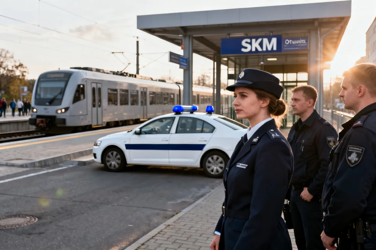 Atak na kierowniczkę SKM na stacji w Otwocku — 24-latek w areszcie