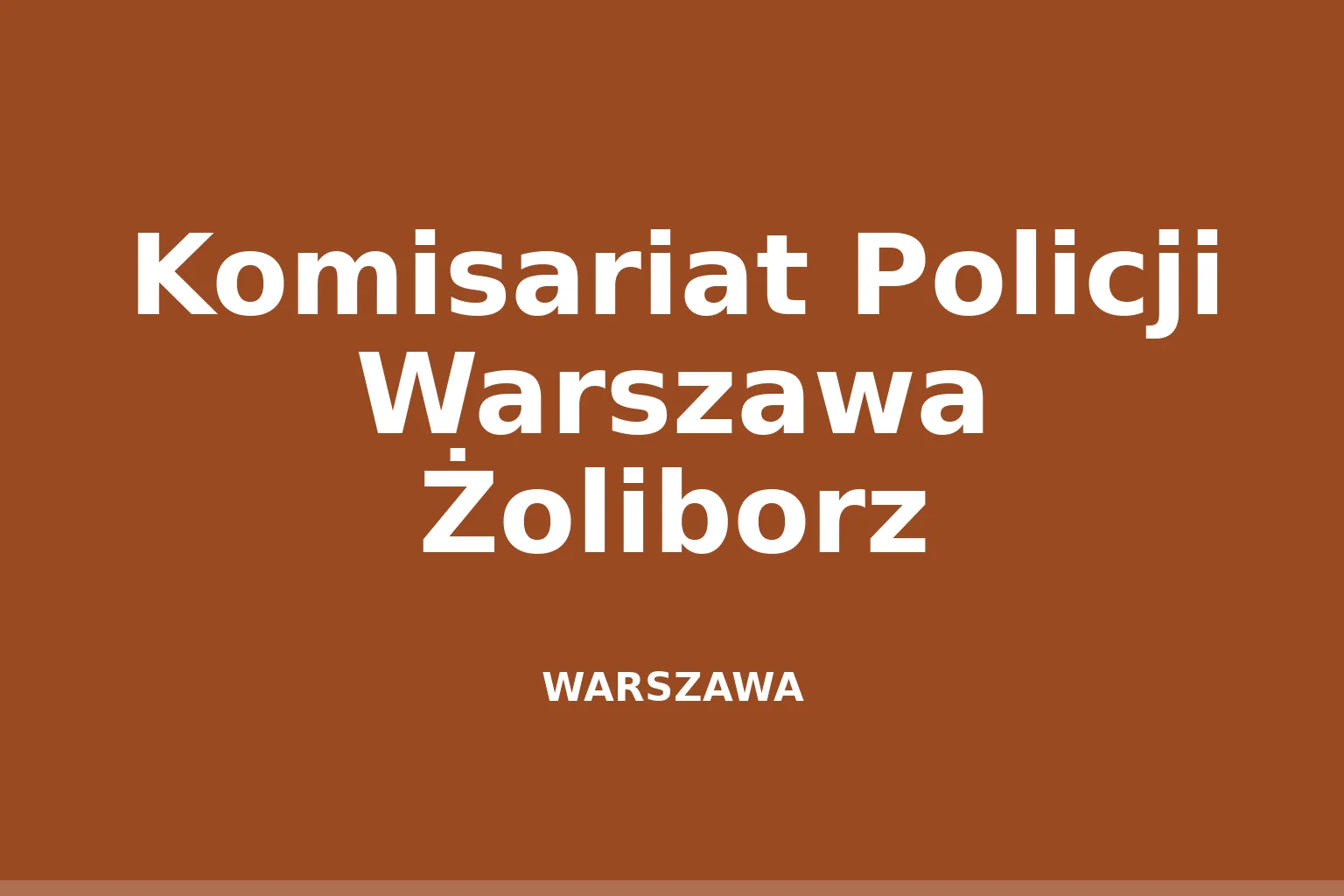 Komisariat Policji Warszawa Żoliborz