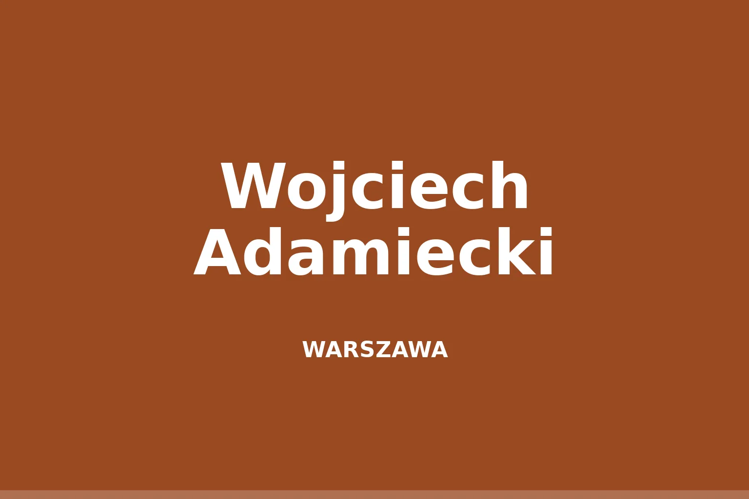 Wojciech Adamiecki