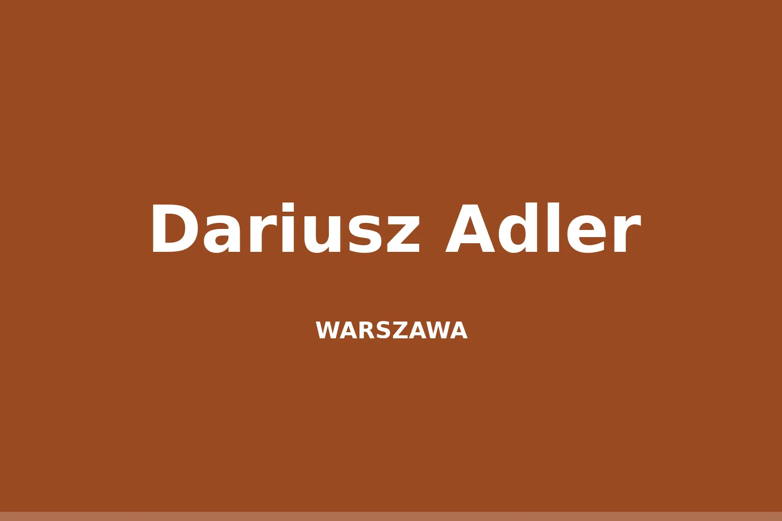 Dariusz Adler