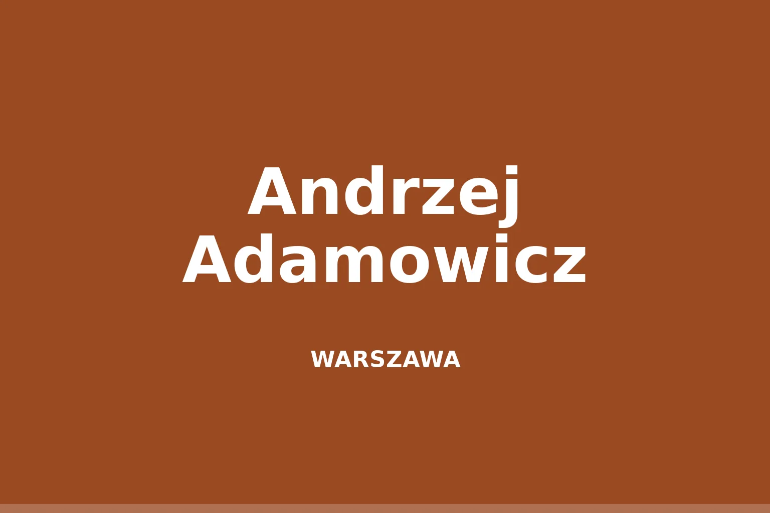 Andrzej Adamowicz (pułkownik)