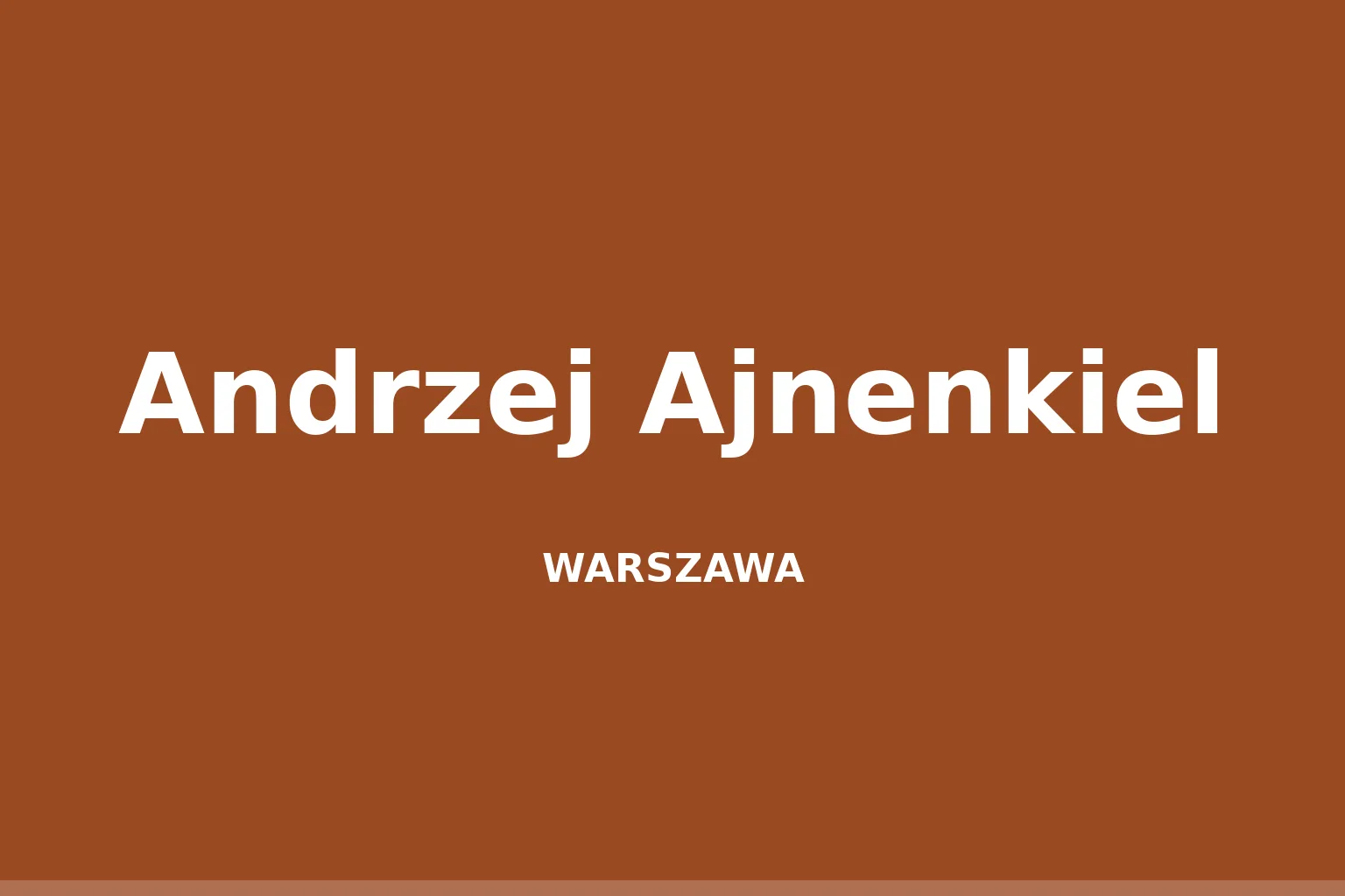 Andrzej Ajnenkiel
