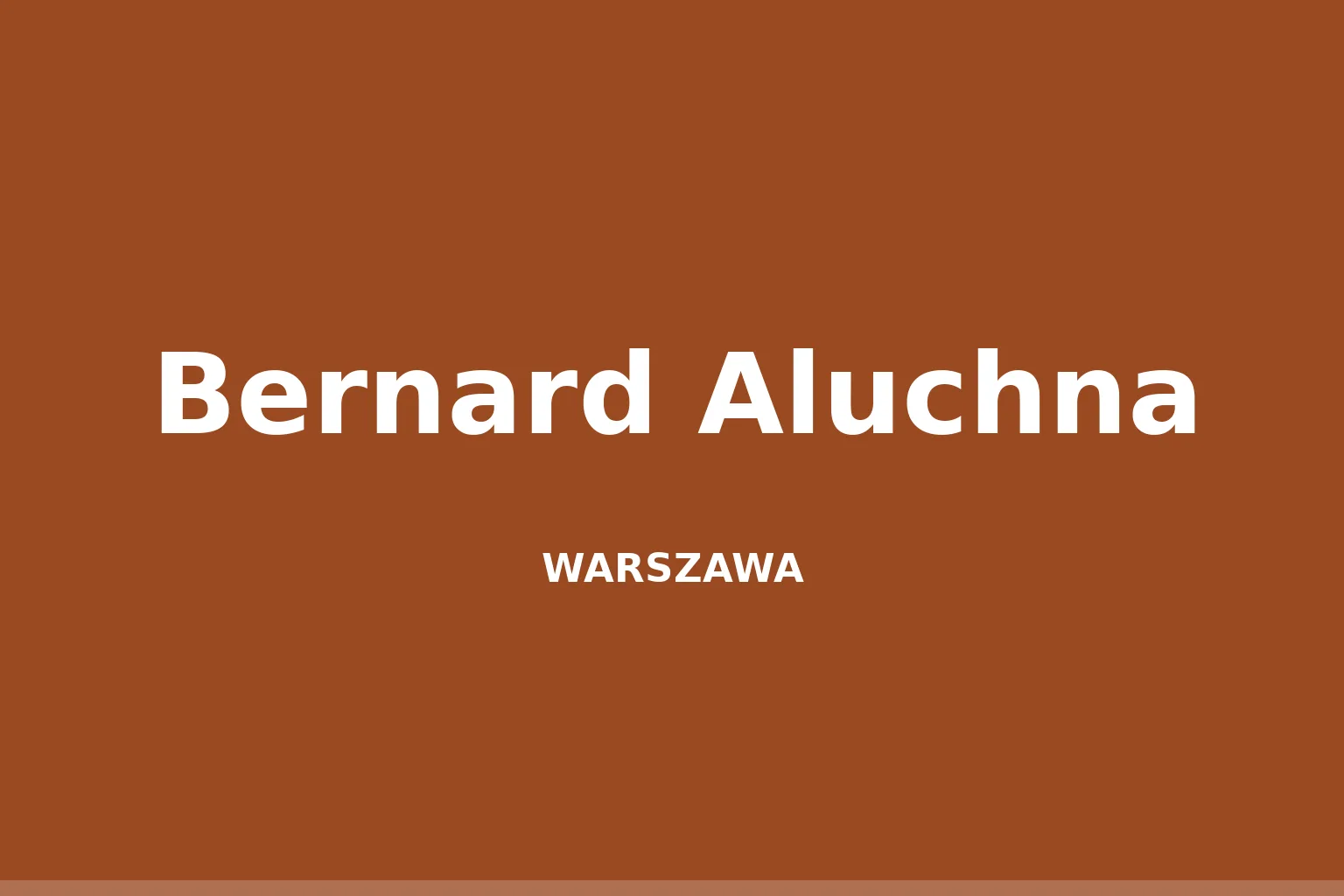 Bernard Aluchna