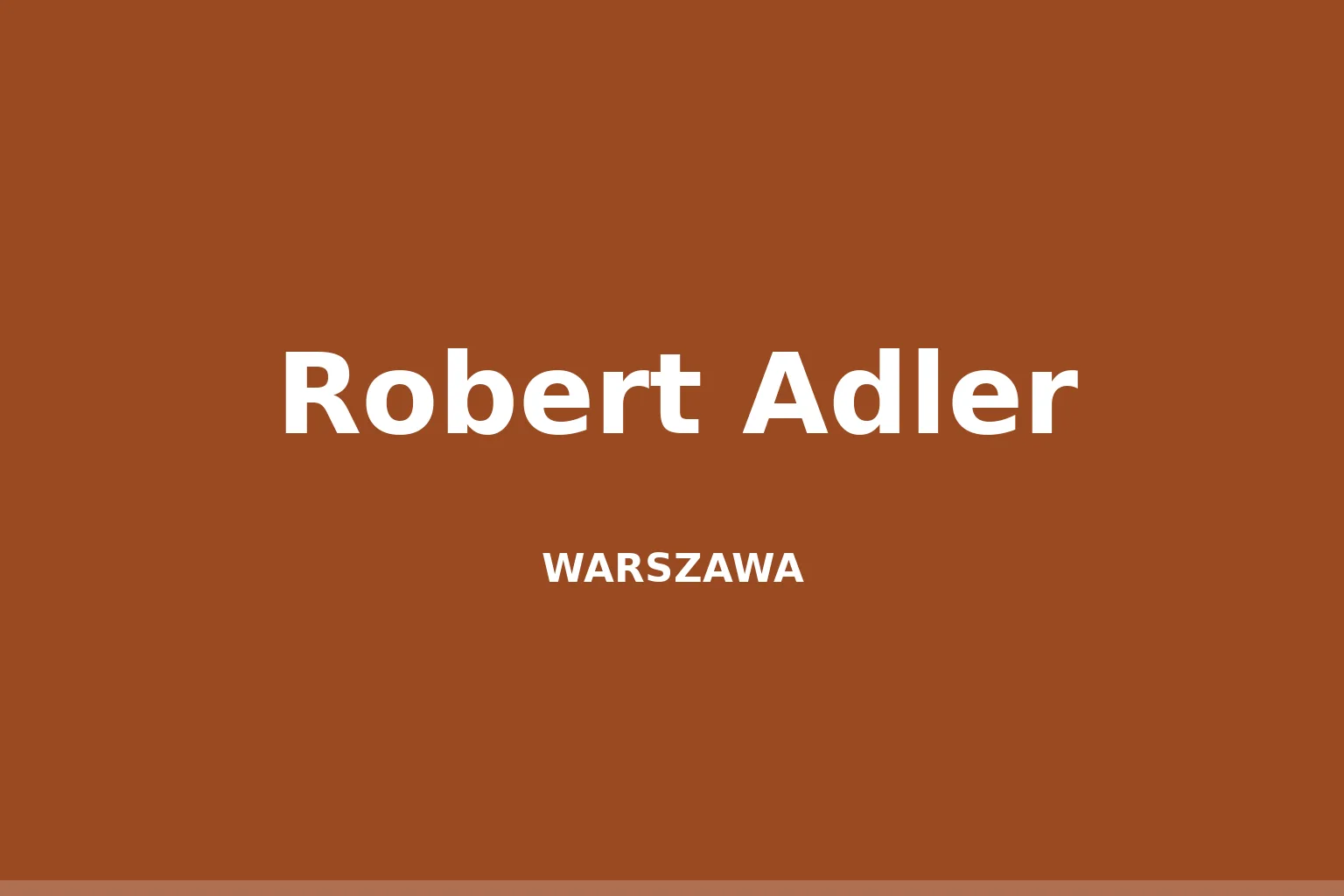 Robert Adler (rysownik)
